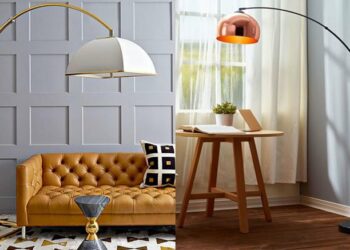 New Black Arc Floor Lamp — Elegant and Uplifting Your Home!